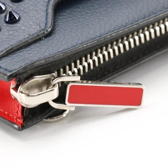 Christian Louboutin Convertible Skypouch Clutch Grained Calfskin Leather - EUC - Picture 5 of 16